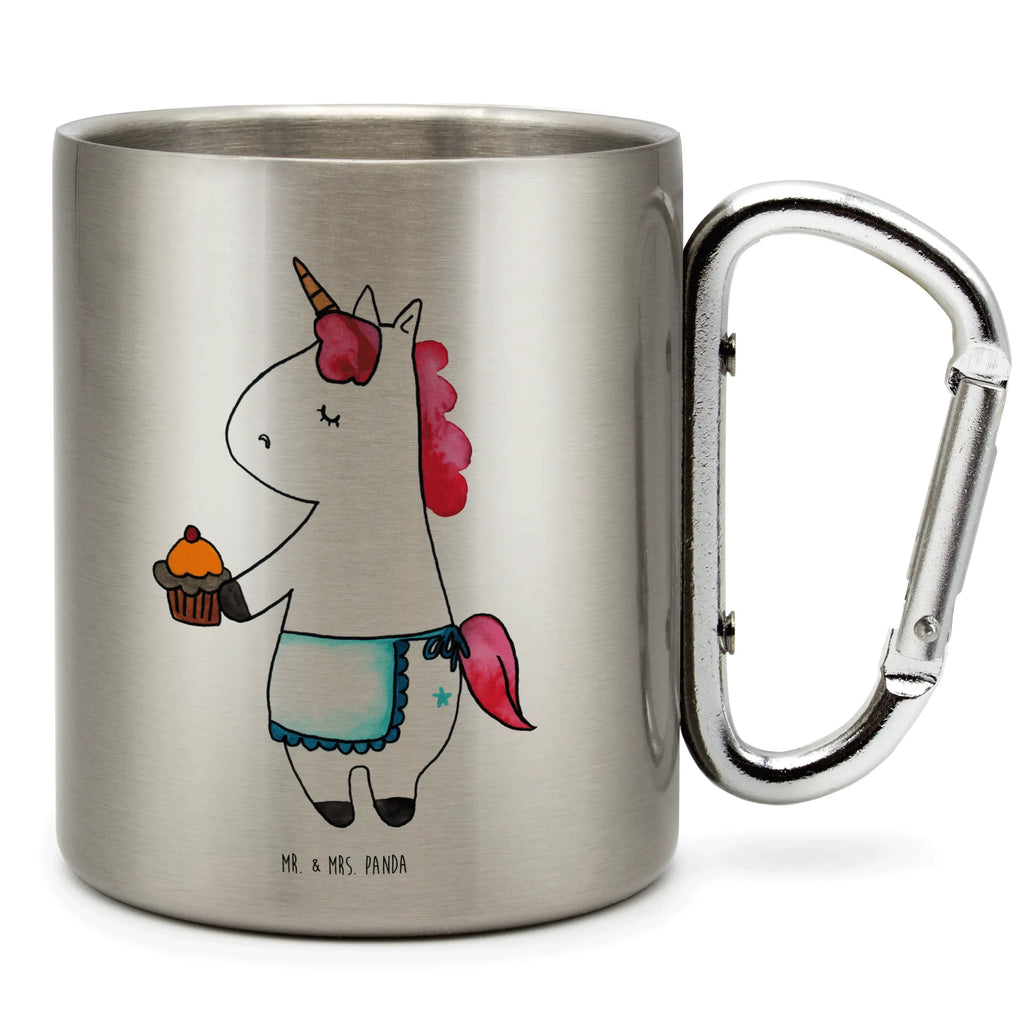 Edelstahlbecher Einhorn Muffin Edelstahltasse, Karabiner, Edelstahlbecher, Outdoor, Camping, Tasse, Becher, Einhorn, Einhörner, Einhorn Deko, Pegasus, Unicorn, Geburtstag, Backen, Muffin, Kekse, Geburtstagsgrüße, Glückwünsche, Liebesgrüße, Grüße