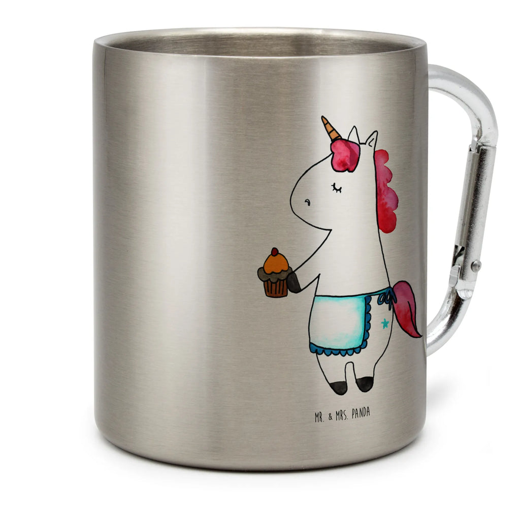 Edelstahlbecher Einhorn Muffin Edelstahltasse, Karabiner, Edelstahlbecher, Outdoor, Camping, Tasse, Becher, Einhorn, Einhörner, Einhorn Deko, Pegasus, Unicorn, Geburtstag, Backen, Muffin, Kekse, Geburtstagsgrüße, Glückwünsche, Liebesgrüße, Grüße