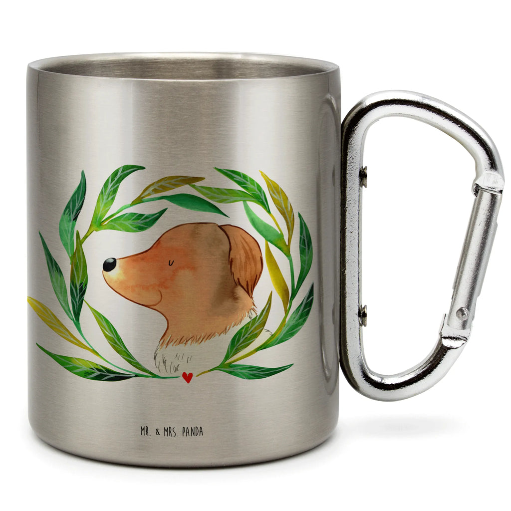 Edelstahlbecher Hund Ranke Edelstahltasse, Karabiner, Edelstahlbecher, Outdoor, Camping, Tasse, Becher, Hund, Hundemotiv, Haustier, Hunderasse, Tierliebhaber, Hundebesitzer, Sprüche, Ranke, Therapie, Selbsttherapie, Hundeliebe, Hundeglück, Hunde