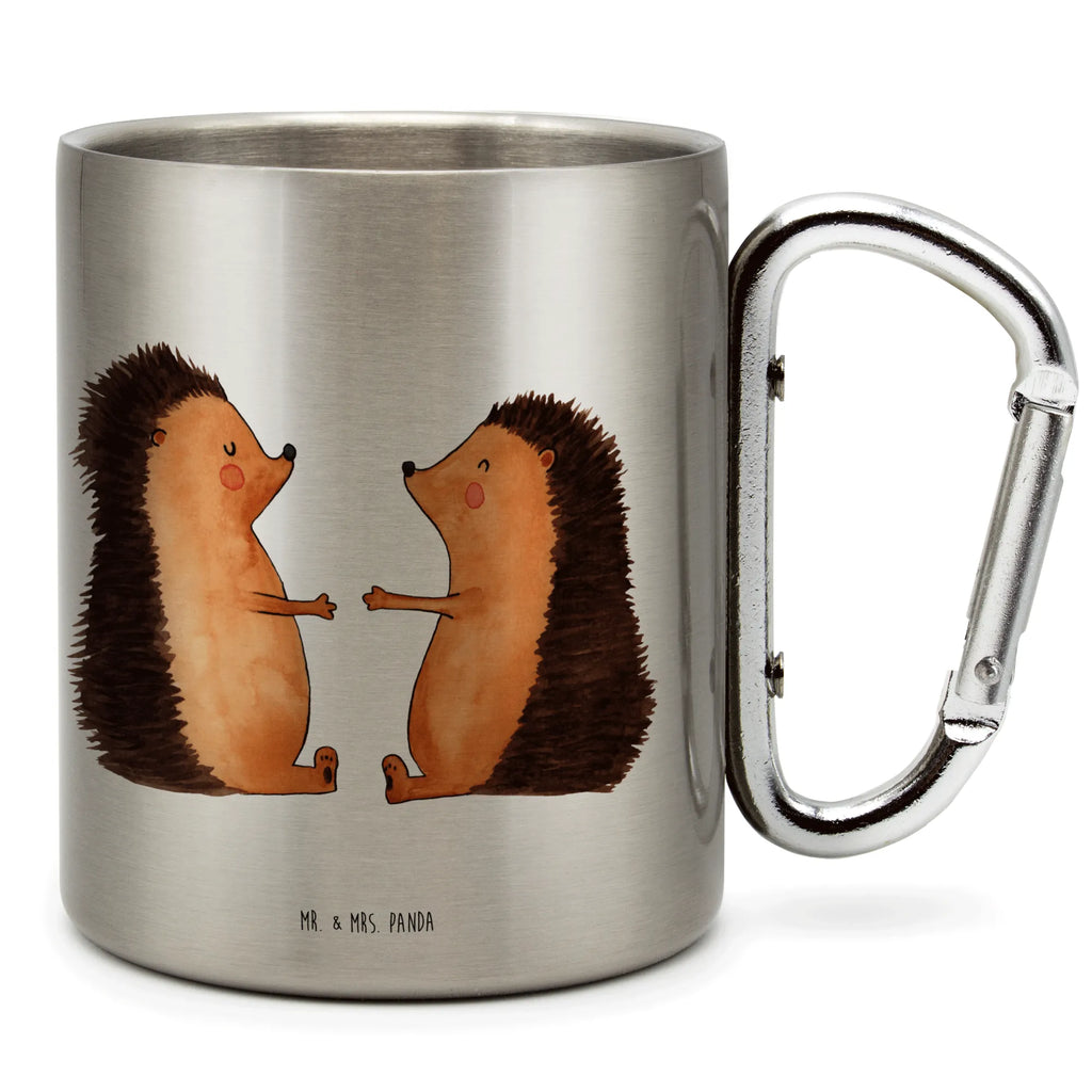 Edelstahlbecher Igel Liebe Edelstahltasse, Karabiner, Edelstahlbecher, Outdoor, Camping, Tasse, Becher, Liebe, Partner, Freund, Freundin, Ehemann, Ehefrau, Heiraten, Verlobung, Heiratsantrag, Liebesgeschenk, Jahrestag, Hocheitstag, Verliebt, Verlobt, Verheiratet, Geschenk, Liebesbeweis, Hochzeitstag, Hochzeit, Igel