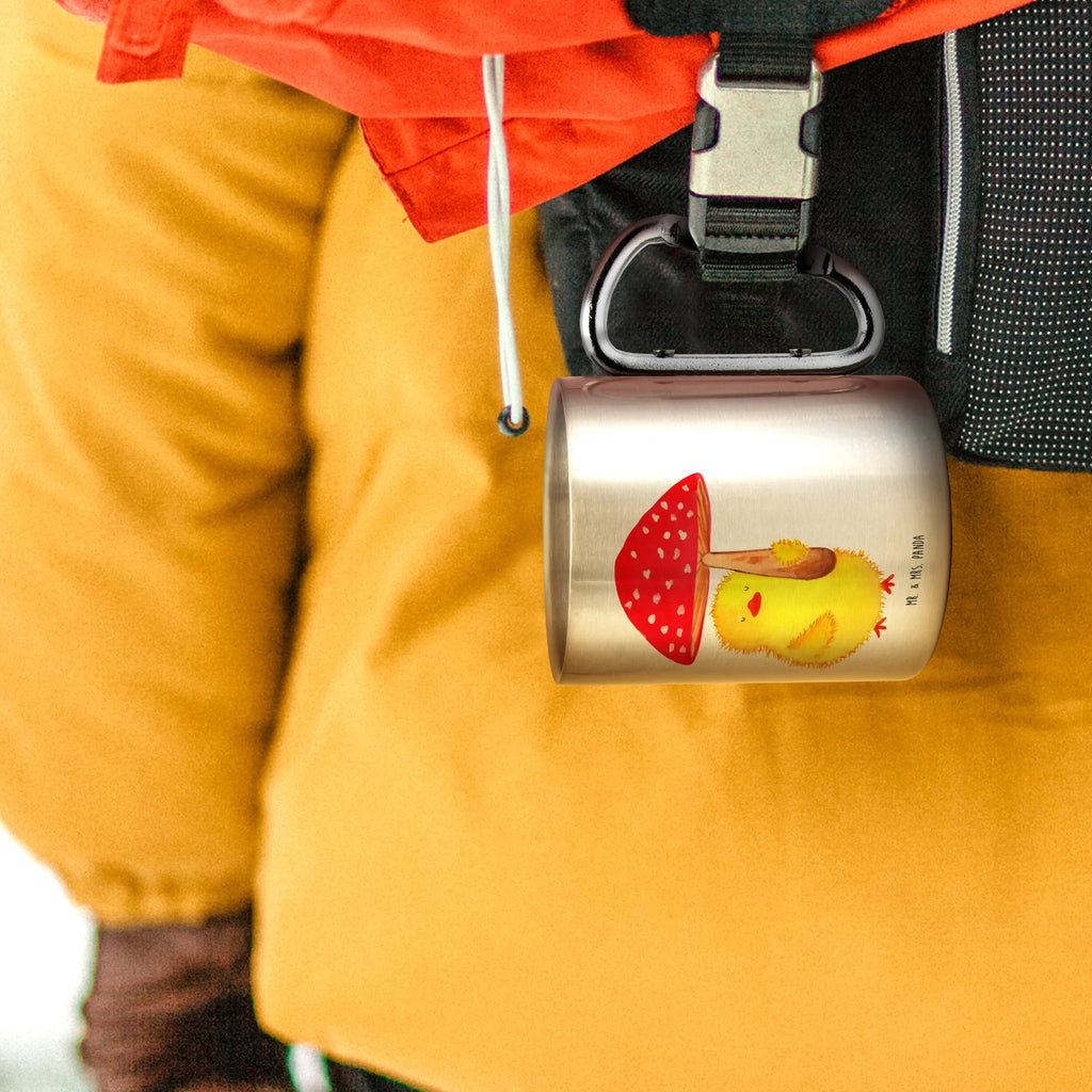 Edelstahlbecher Küken Fliegenpilz Edelstahltasse, Karabiner, Edelstahlbecher, Outdoor, Camping, Tasse, Becher, Ostern, Osterhase, Ostergeschenke, Osternest, Osterdeko, Geschenke zu Ostern, Ostern Geschenk, Ostergeschenke Kinder, Ostern Kinder, Küken, Fliegenpilz, Glückspilz, Frohe Ostern, Ostergrüße