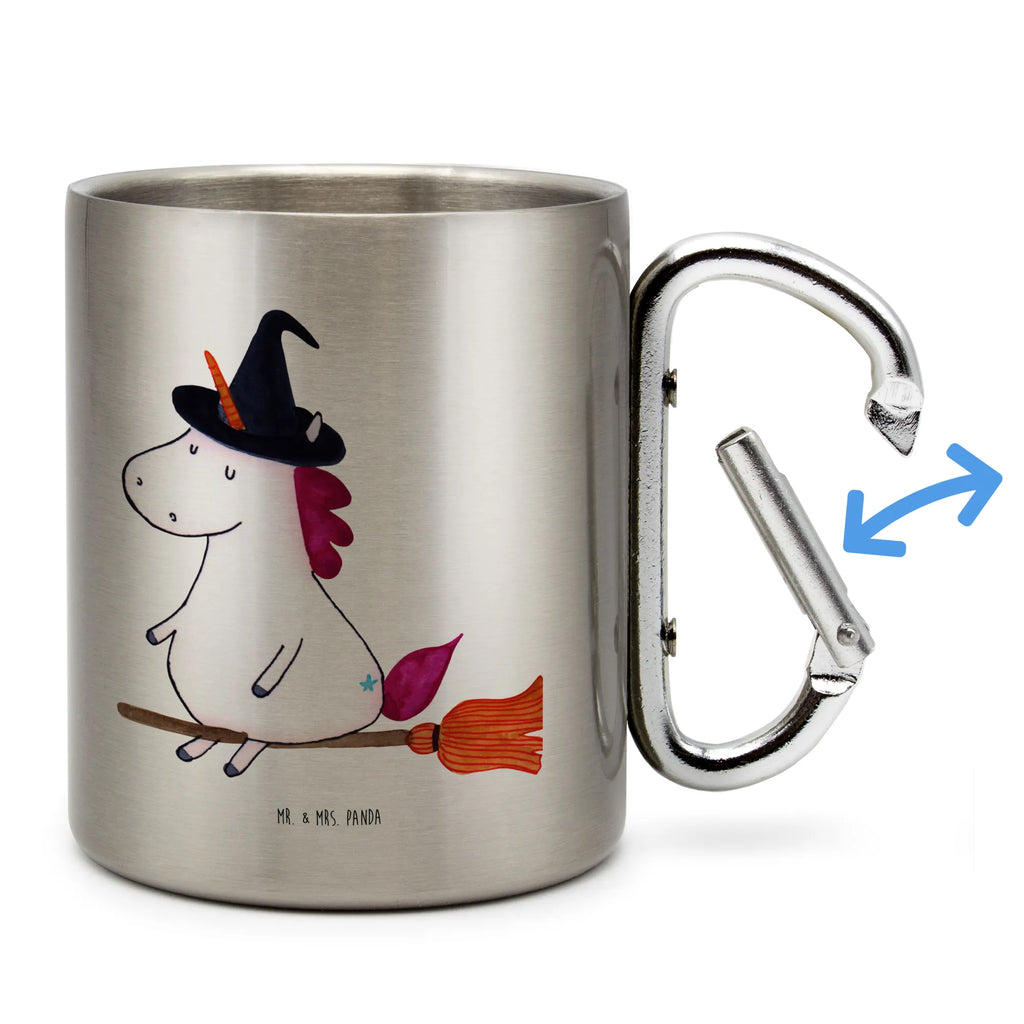 Edelstahlbecher Einhorn Hexe Edelstahltasse, Karabiner, Edelstahlbecher, Outdoor, Camping, Tasse, Becher, Einhorn, Einhörner, Einhorn Deko, Unicorn, Frau, Ehefrau, Hexe, Teufel, Engel, Verrückte, Freundin, Leben, Zicke