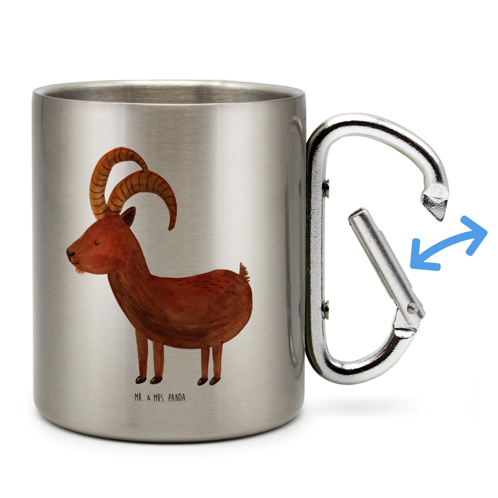 Edelstahlbecher Sternzeichen Steinbock Edelstahltasse, Karabiner, Edelstahlbecher, Outdoor, Camping, Tasse, Becher, Tierkreiszeichen, Sternzeichen, Horoskop, Astrologie, Aszendent, Steinböcke, Steinbock Geschenk, Steinbock Sternzeichen, Geschenk Dezember, Geschenk Januar, Geburtstag Dezember, Geburtstag Januar, Ziege, Bock