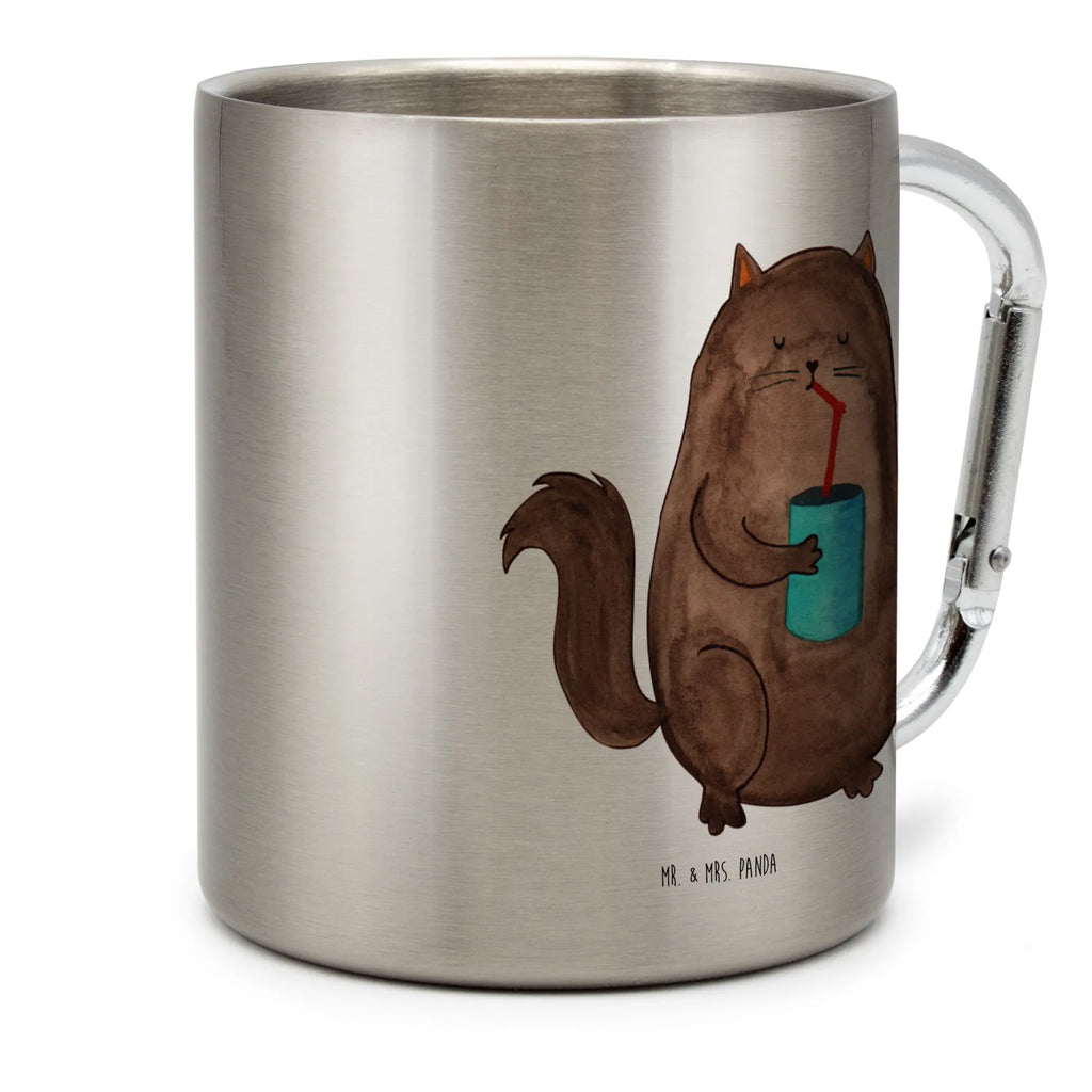 Edelstahlbecher Katze Dose Edelstahltasse, Karabiner, Edelstahlbecher, Outdoor, Camping, Tasse, Becher, Katze, Katzenmotiv, Katzenfan, Katzendeko, Katzenfreund, Katzenliebhaber, Katzenprodukte, Katzenartikel, Katzenaccessoires, Katzensouvenirs, Katzenliebhaberprodukte, Katzenmotive, Katzen, Kater, Mietze, Cat, Cats, Katzenhalter, Katzenbesitzerin, Haustier, Futter, Katzenfutter