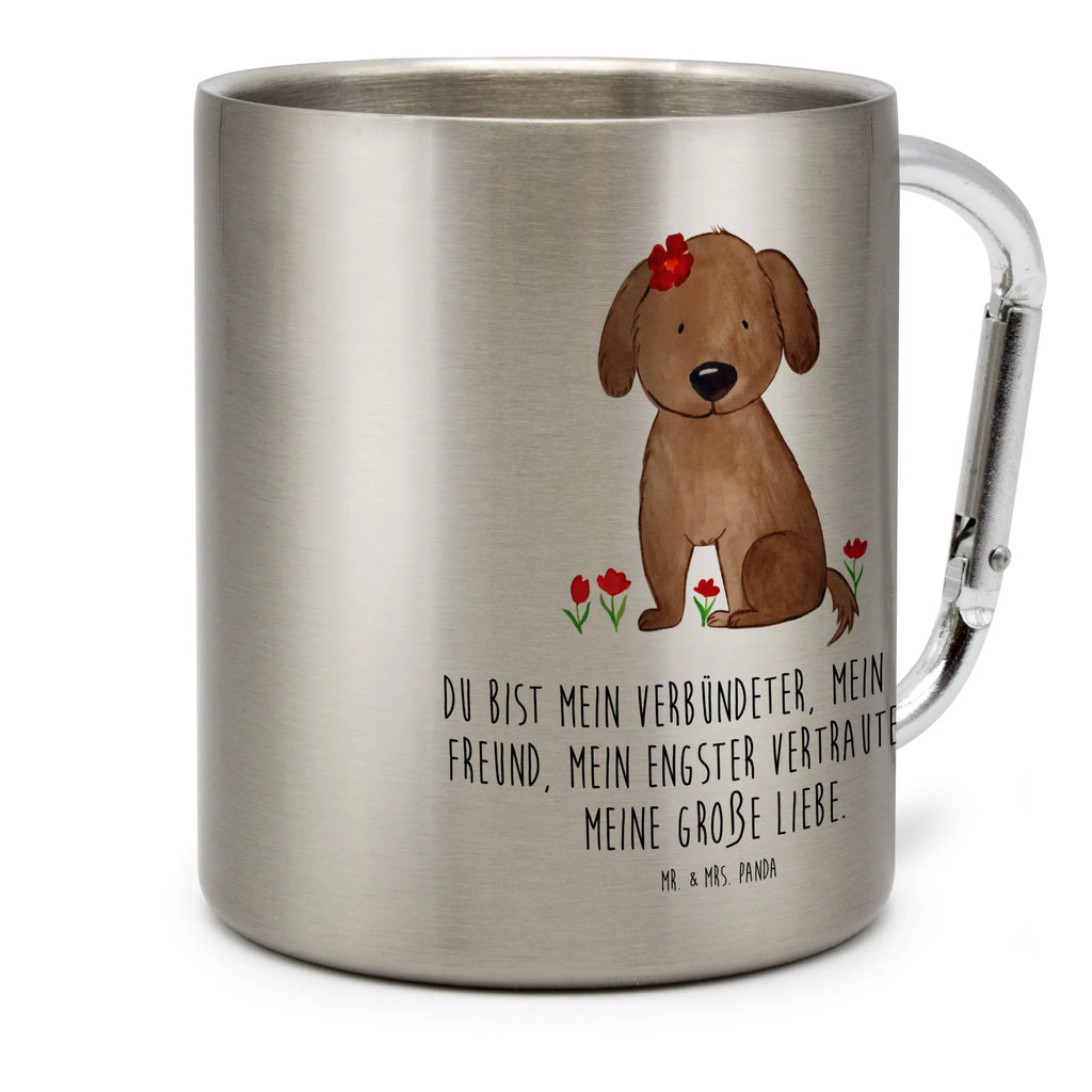 Edelstahlbecher Hund Hundedame Edelstahltasse, Karabiner, Edelstahlbecher, Outdoor, Camping, Tasse, Becher, Hund, Hundemotiv, Haustier, Hunderasse, Tierliebhaber, Hundebesitzer, Sprüche, Hunde, Hundeliebe, Hundeglück, Liebe, Frauchen