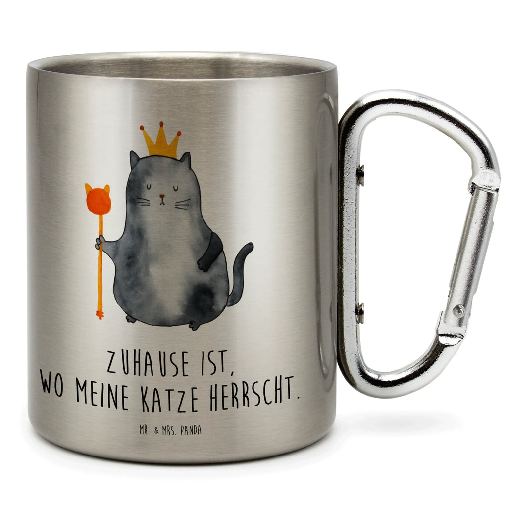 Edelstahlbecher Katzen Koenig Edelstahltasse, Karabiner, Edelstahlbecher, Outdoor, Camping, Tasse, Becher, Katze, Katzenmotiv, Katzenfan, Katzendeko, Katzenfreund, Katzenliebhaber, Katzenprodukte, Katzenartikel, Katzenaccessoires, Katzensouvenirs, Katzenliebhaberprodukte, Katzenmotive, Katzen, Kater, Mietze, Cat, Cats, Katzenhalter, Katzenbesitzerin, Haustier, König, Königin, Queen, Familie, Mietzhaus, Wohnung, erste eigenen Wohnung, Umzug, Einzug