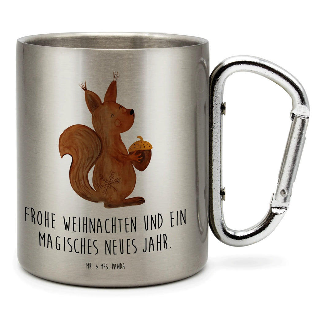 Edelstahlbecher Eichhörnchen Weihnachtszeit Edelstahltasse, Karabiner, Edelstahlbecher, Outdoor, Camping, Tasse, Becher, Winter, Weihnachten, Weihnachtsdeko, Nikolaus, Advent, Heiligabend, Wintermotiv, Frohe Weihnachten, Frohes neues Jahr, Guten Rutsch, Weihnachtsmotiv, Weihnachtsgruß, Neujahr, Vogel