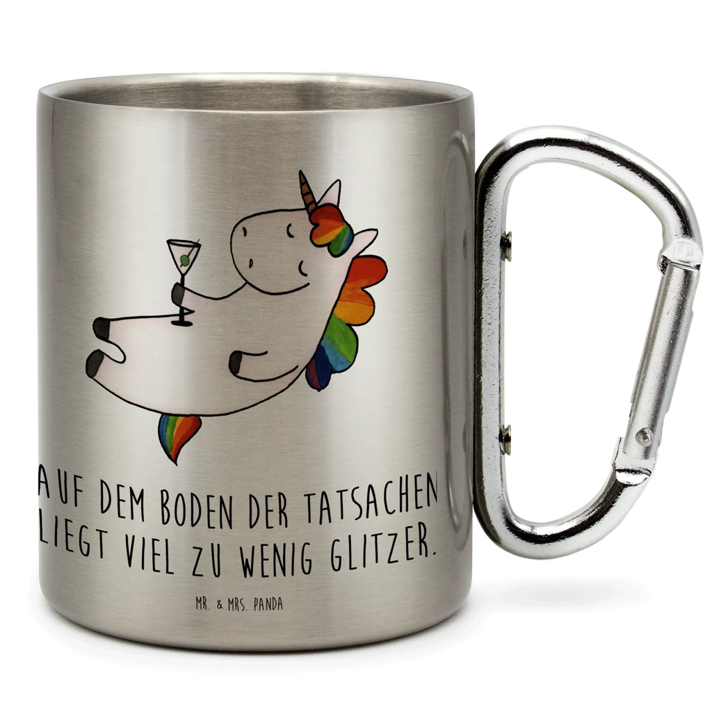 Edelstahlbecher Einhorn Cocktail Edelstahltasse, Karabiner, Edelstahlbecher, Outdoor, Camping, Tasse, Becher, Einhorn, Einhörner, Einhorn Deko, Pegasus, Unicorn, Party, Spaß, Feiern, Caipirinha, Rum, Cuba Libre, Sekt, Freundin, Geburtstag, lustig, witzig, Spruch, Glitzer