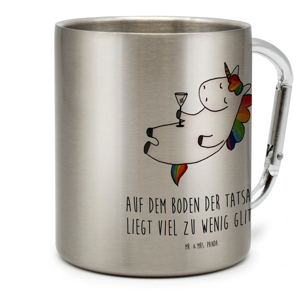 Edelstahlbecher Einhorn Cocktail Edelstahltasse, Karabiner, Edelstahlbecher, Outdoor, Camping, Tasse, Becher, Einhorn, Einhörner, Einhorn Deko, Pegasus, Unicorn, Party, Spaß, Feiern, Caipirinha, Rum, Cuba Libre, Sekt, Freundin, Geburtstag, lustig, witzig, Spruch, Glitzer