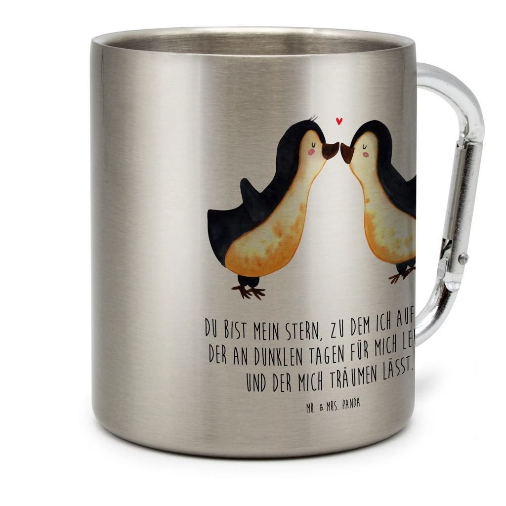 Edelstahlbecher Pinguin Liebe Edelstahltasse, Karabiner, Edelstahlbecher, Outdoor, Camping, Tasse, Becher, Liebe, Partner, Freund, Freundin, Ehemann, Ehefrau, Heiraten, Verlobung, Heiratsantrag, Liebesgeschenk, Jahrestag, Hocheitstag, Pinguin, Pinguine, Pinguin Paar, Pinguinpaar, Pinguin Liebe, Paar, Pärchen. Liebespaar, Liebesbeweis, Liebesspruch, Hochzeitstag, Geschenk Freund, Geschenk Freundin, Verlobte, Verlobter, Love, Geschenk Hochzeitstag, Geschenkidee, Hochzeit, Gastgeschenk