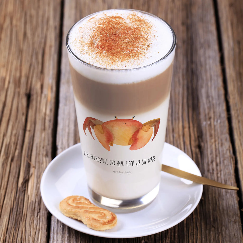 Glas Sternzeichen Krebs Cappuccino Glas, Glas, Cappuccino Tasse, Latte Macchiato, Tierkreiszeichen, Sternzeichen, Horoskop, Astrologie, Aszendent, Krebse, Krebs Geschenk, Krebs Sternzeichen, Geschenk Juni, Geschenk Juli, Geburtstag Juni, Geburtstag Juli, Krabbe, Meerestier, Geschenk Meer