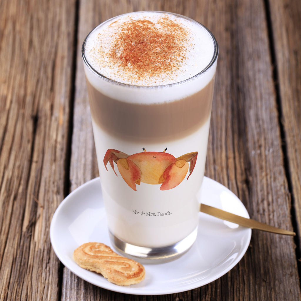 Glas Sternzeichen Krebs Cappuccino Glas, Glas, Cappuccino Tasse, Latte Macchiato, Tierkreiszeichen, Sternzeichen, Horoskop, Astrologie, Aszendent, Krebse, Krebs Geschenk, Krebs Sternzeichen, Geschenk Juni, Geschenk Juli, Geburtstag Juni, Geburtstag Juli, Krabbe, Meerestier, Geschenk Meer