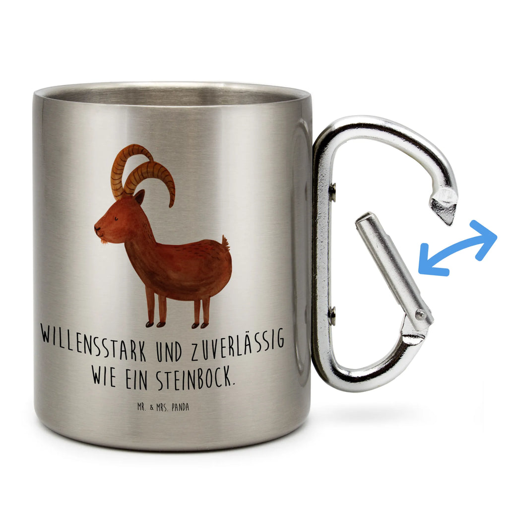 Edelstahlbecher Sternzeichen Steinbock Edelstahltasse, Karabiner, Edelstahlbecher, Outdoor, Camping, Tasse, Becher, Tierkreiszeichen, Sternzeichen, Horoskop, Astrologie, Aszendent, Steinböcke, Steinbock Geschenk, Steinbock Sternzeichen, Geschenk Dezember, Geschenk Januar, Geburtstag Dezember, Geburtstag Januar, Ziege, Bock