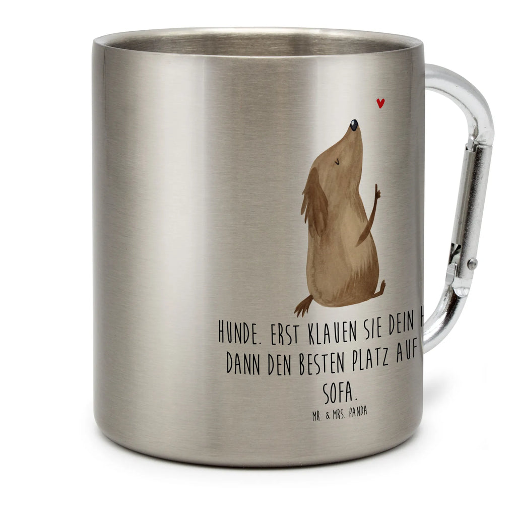 Edelstahlbecher Hund Liebe Edelstahltasse, Karabiner, Edelstahlbecher, Outdoor, Camping, Tasse, Becher, Hund, Hundemotiv, Haustier, Hunderasse, Tierliebhaber, Hundebesitzer, Sprüche, Liebe, Hundeglück, Hundeliebe, Hunde, Frauchen