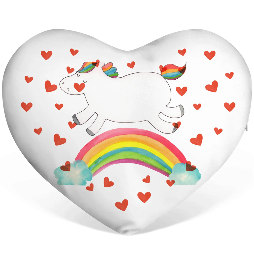 Herzkissen Einhorn Regenbogen Kissen, Herzkissen, Herzform, Herz, Dekokissen, Einhorn, Einhörner, Einhorn Deko, Pegasus, Unicorn, Regenbogen, Glitzer, Einhornpower, Erwachsenwerden, Einhornautobahn