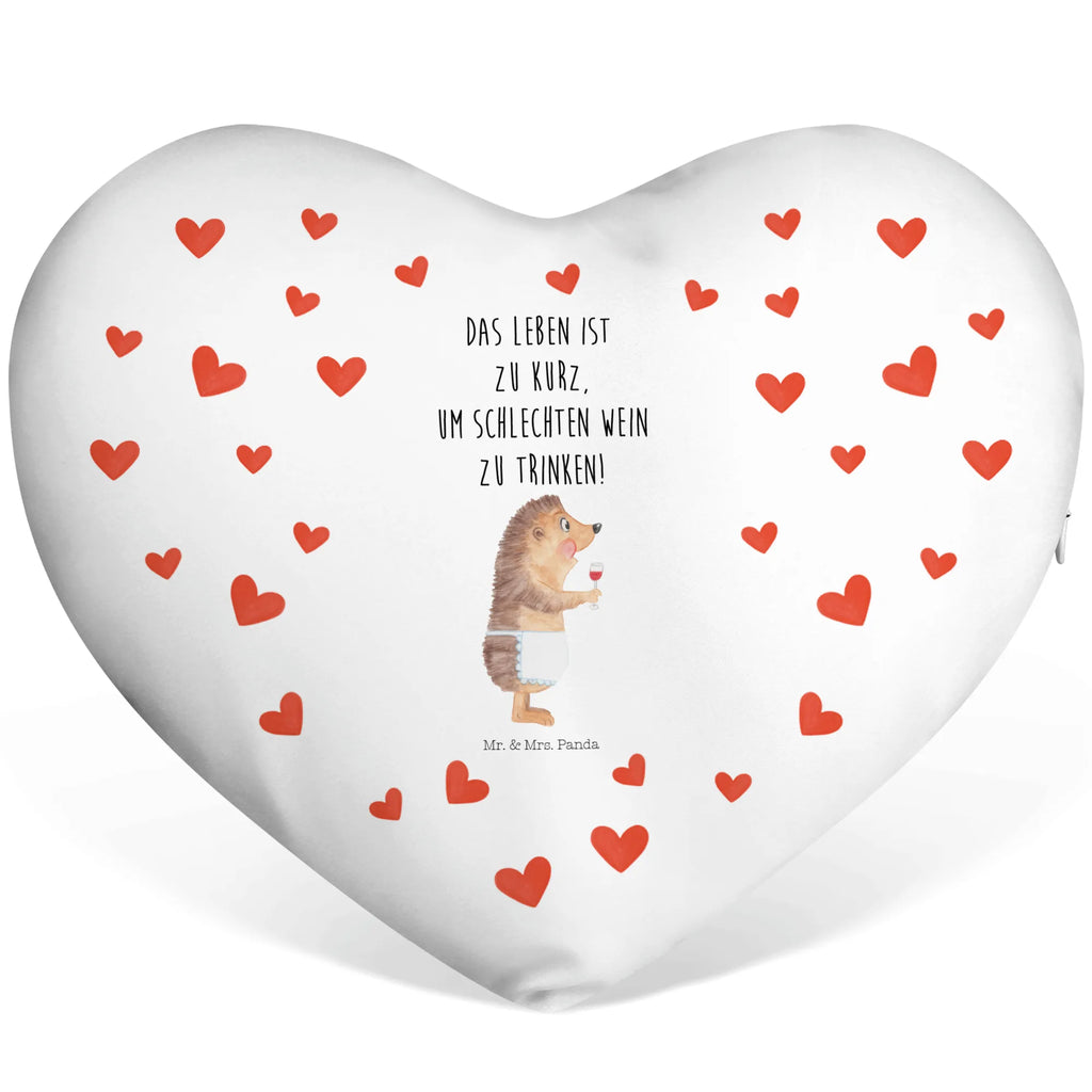 Herzkissen Igel mit Wein Kissen, Herzkissen, Herzform, Herz, Dekokissen, Tiermotive, Gute Laune, lustige Sprüche, Tiere, Wein Spruch, Igel, Geschenk Weintrinker, Geschenk Weinliebhaber, Wein Deko, Weinglas, Rotwein, Weißwein, Wein trinken