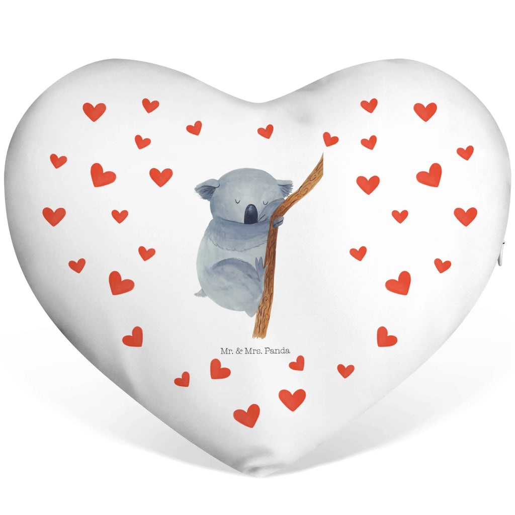 Heart cushion koala Kissen, Herzkissen, Herzform, Herz, Dekokissen, Tiermotive, Gute Laune, lustige Sprüche, Tiere, Koala, träumen, Traum, schlafen, Schlafzimmer, Traumland, Bär, Koalabär