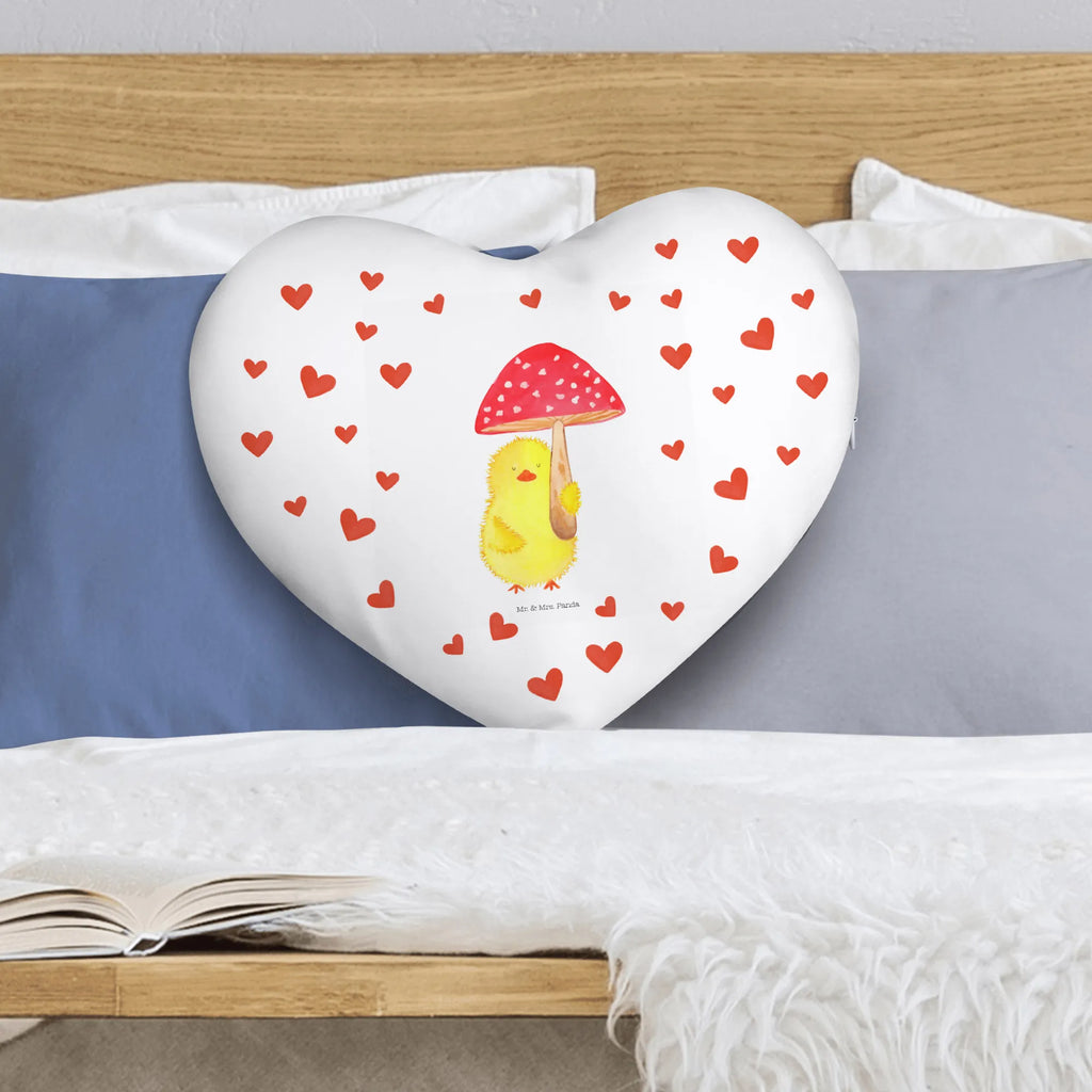 Heart cushion chick toadstool Kissen, Herzkissen, Herzform, Herz, Dekokissen, Ostern, Osterhase, Ostergeschenke, Osternest, Osterdeko, Geschenke zu Ostern, Ostern Geschenk, Ostergeschenke Kinder, Ostern Kinder, Küken, Fliegenpilz, Glückspilz, Frohe Ostern, Ostergrüße
