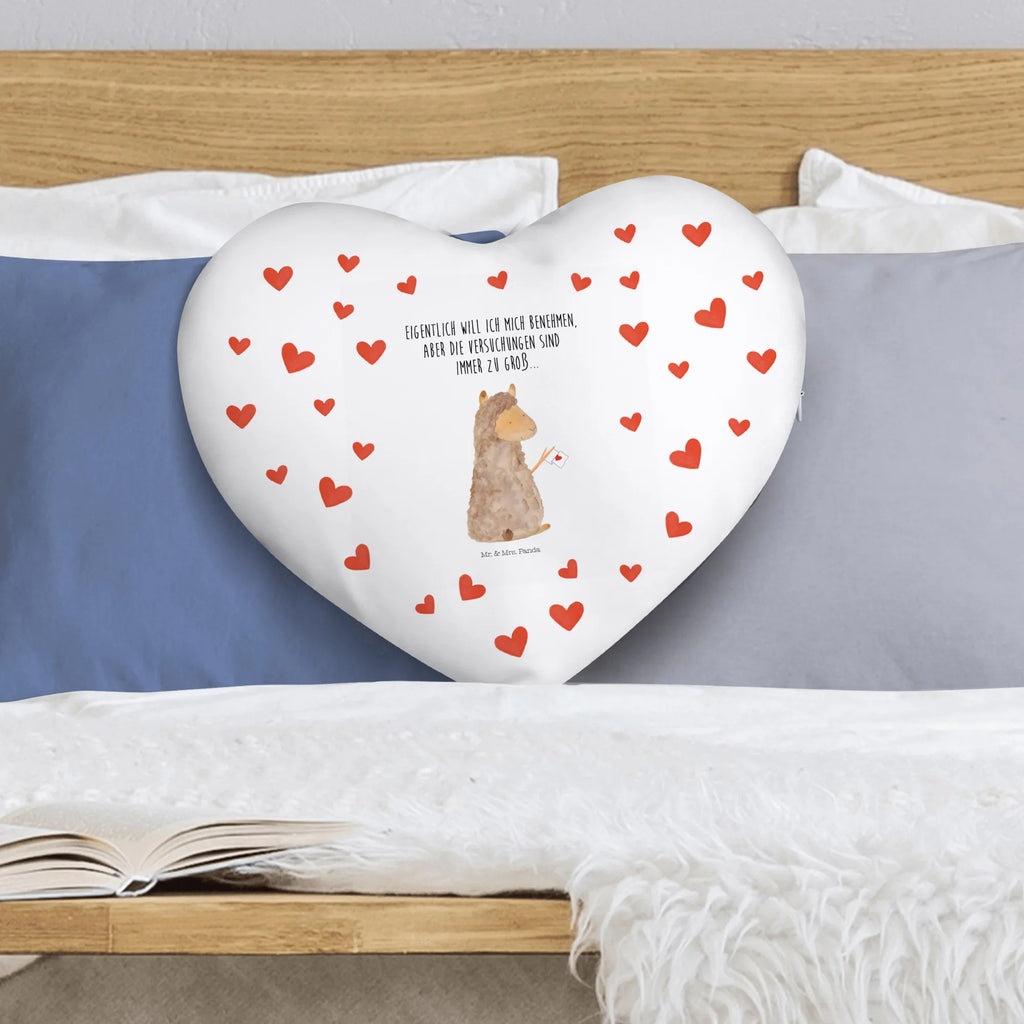 Heart cushion alpaca banner Kissen, Herzkissen, Herzform, Herz, Dekokissen, Alpaka, Lama, Alpakas, Lamas, Liebe