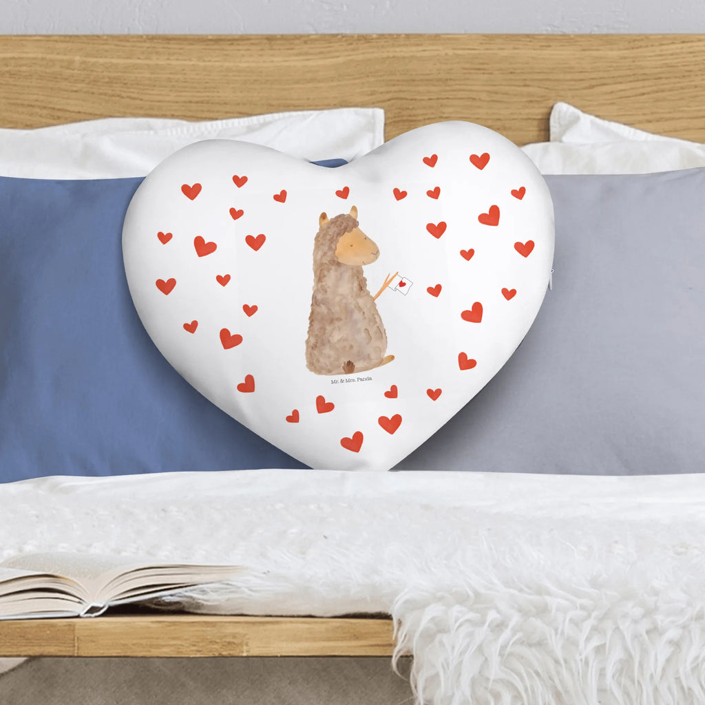 Heart cushion alpaca banner Kissen, Herzkissen, Herzform, Herz, Dekokissen, Alpaka, Lama, Alpakas, Lamas, Liebe