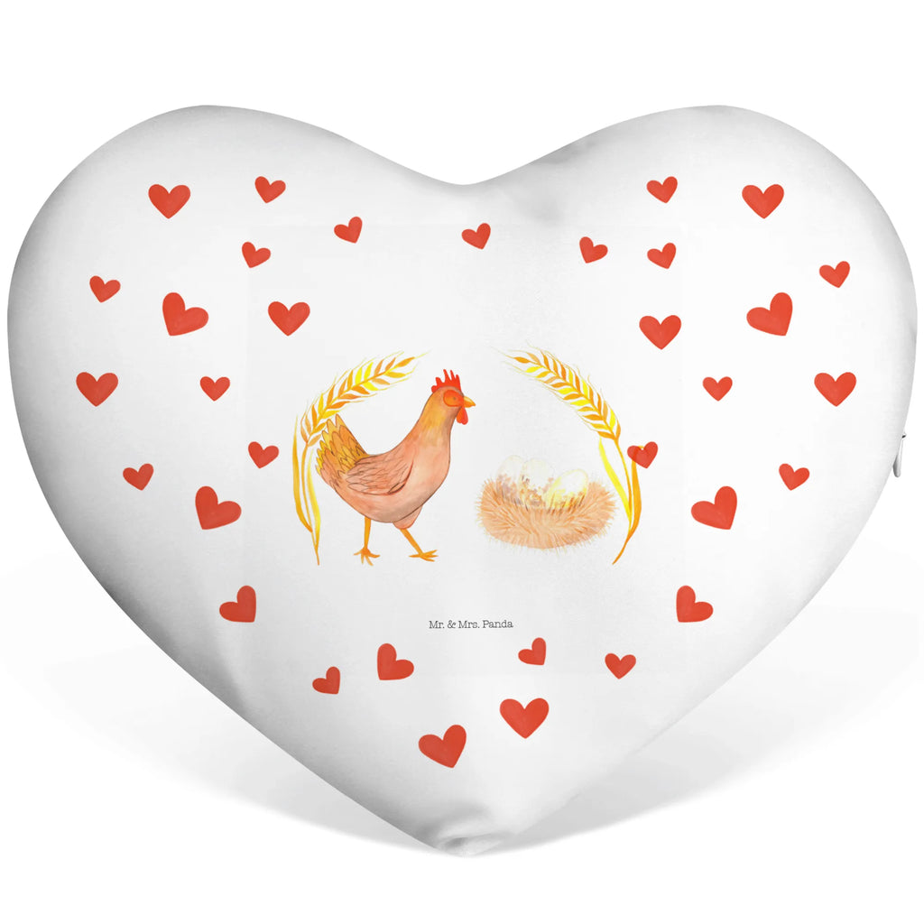 Herzkissen Huhn stolz Kissen, Herzkissen, Herzform, Herz, Dekokissen, Bauernhof, Hoftiere, Landwirt, Landwirtin, Hahn, Henne, Hühner, Eier, Hof, Landleben, Motivation, Geburt, Magie, Spruch, Schwangerschaft