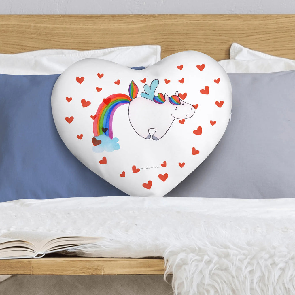 Herzkissen Einhorn Fliegendes Pferd Kissen, Herzkissen, Herzform, Herz, Dekokissen, Einhorn, Einhörner, Einhorn Deko, Pegasus, Unicorn, Regenbogen, Spielen, Realität, Glitzer, Erwachsenwerden