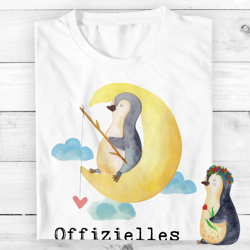 T-Shirt Standard Schlafshirt Pinguin Mond T-Shirt, Shirt, Tshirt, Lustiges T-Shirt, T-Shirt mit Spruch, Party, Junggesellenabschied, Jubiläum, Geburstag, Herrn, Damen, Männer, Frauen, Schlafshirt, Nachthemd, Sprüche, Pinguin