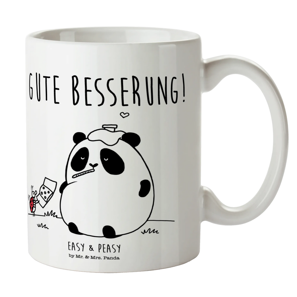 Tasse Easy & Peasy Gute Besserung Tasse, Kaffeetasse, Teetasse, Becher, Kaffeebecher, Teebecher, Keramiktasse, Porzellantasse, Büro Tasse, Geschenk Tasse, Tasse Sprüche, Tasse Motive, Kaffeetassen, Tasse bedrucken, Designer Tasse, Cappuccino Tassen, Schöne Teetassen