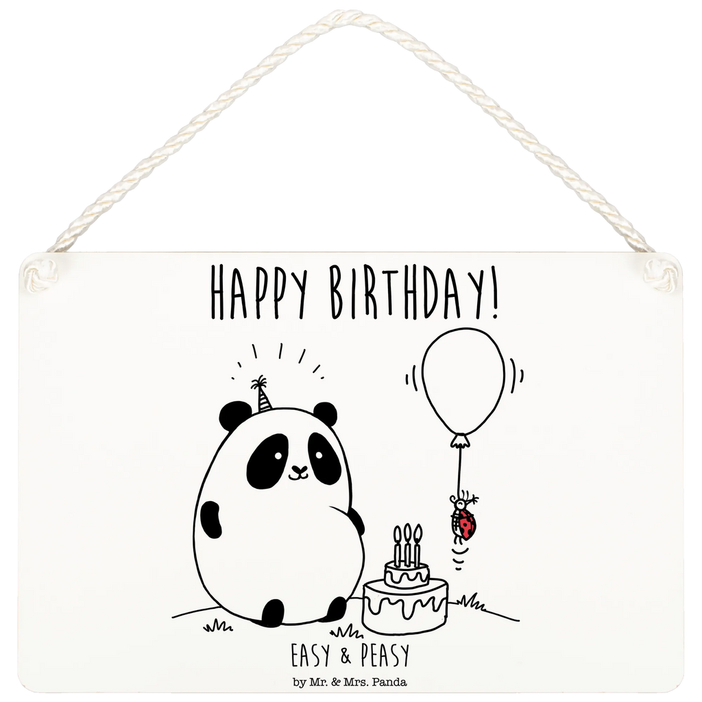 Deko Schild Easy & Peasy Happy Birthday Dekoschild, Deko Schild, Schild, Tür Schild, Türschild, Holzschild, Wandschild, Wanddeko