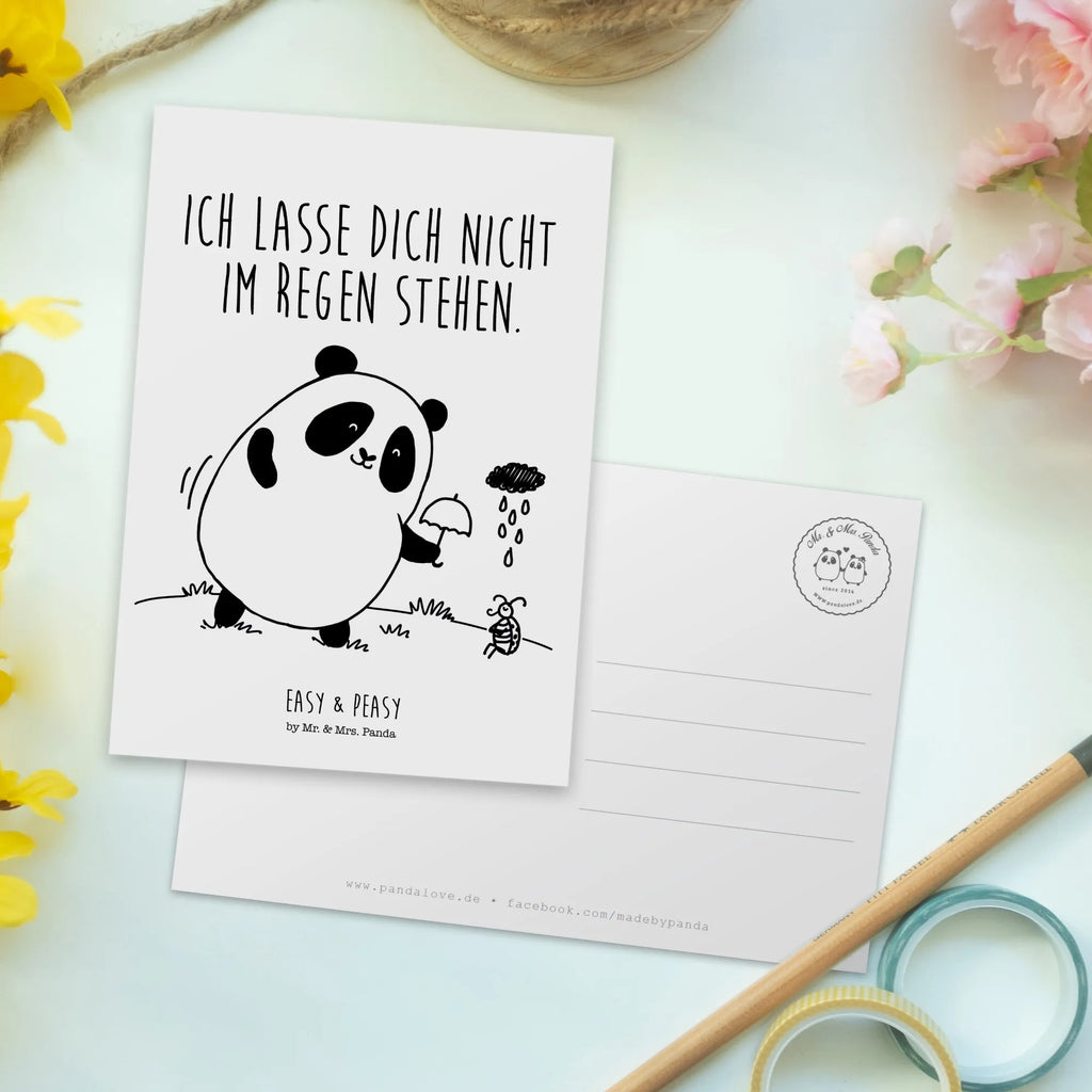 Postkarte Panda Zusammenhalt Postkarte, Karte, Geschenkkarte, Grußkarte, Einladung, Ansichtskarte, Geburtstagskarte, Einladungskarte, Dankeskarte, Ansichtskarten, Einladung Geburtstag, Einladungskarten Geburtstag