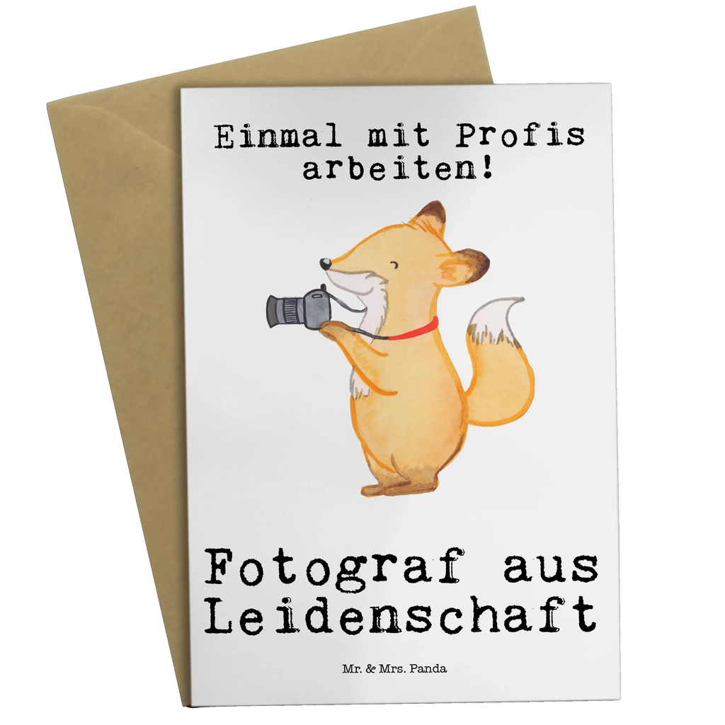 Grußkarte Fotograf aus Leidenschaft Grußkarte, Klappkarte, Einladungskarte, Glückwunschkarte, Hochzeitskarte, Geburtstagskarte, Karte, Ansichtskarten, Beruf, Ausbildung, Jubiläum, Abschied, Rente, Kollege, Kollegin, Geschenk, Schenken, Arbeitskollege, Mitarbeiter, Firma, Danke, Dankeschön, Fotograf, Fotoreporter, Hobbyfotograf, Hochzeitsfotograf, Fotografie, Profi Fotograf