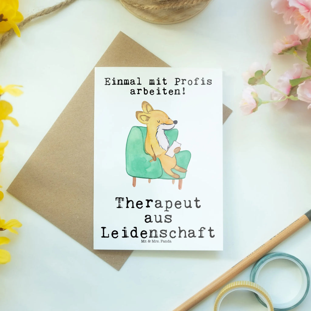 Grußkarte Therapeut Leidenschaft Grußkarte, Klappkarte, Einladungskarte, Glückwunschkarte, Hochzeitskarte, Geburtstagskarte, Karte, Ansichtskarten, Beruf, Ausbildung, Jubiläum, Abschied, Rente, Kollege, Kollegin, Geschenk, Schenken, Arbeitskollege, Mitarbeiter, Firma, Danke, Dankeschön