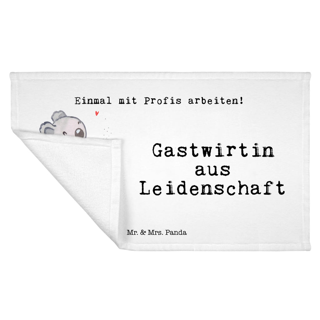 Handtuch Gastwirtin aus Leidenschaft Gästetuch, Reisehandtuch, Sport Handtuch, Frottier, Kinder Handtuch, Beruf, Ausbildung, Jubiläum, Abschied, Rente, Kollege, Kollegin, Geschenk, Schenken, Arbeitskollege, Mitarbeiter, Firma, Danke, Dankeschön, Kneipenwirtin, Gastwirtin, Gaststätte, Kneipe, Eröffnung, Barkeeperin, Rum, Bar