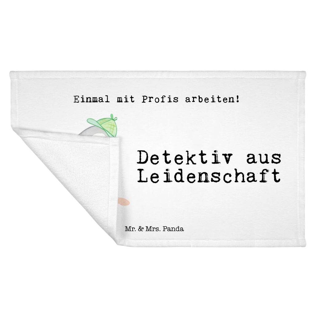 Handtuch Detektiv aus Leidenschaft Gästetuch, Reisehandtuch, Sport Handtuch, Frottier, Kinder Handtuch, Beruf, Ausbildung, Jubiläum, Abschied, Rente, Kollege, Kollegin, Geschenk, Schenken, Arbeitskollege, Mitarbeiter, Firma, Danke, Dankeschön, Detektiv, Ermittler, Agent, Privatdetektei, Berufsdetektiv, Wirtschaftsdetektei, Detektivausbildung, Spurensuche