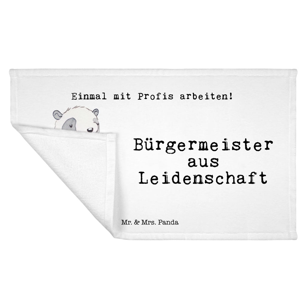 Handtuch Bürgermeister aus Leidenschaft Gästetuch, Reisehandtuch, Sport Handtuch, Frottier, Kinder Handtuch, Beruf, Ausbildung, Jubiläum, Abschied, Rente, Kollege, Kollegin, Geschenk, Schenken, Arbeitskollege, Mitarbeiter, Firma, Danke, Dankeschön, Bürgermeister Geschenk zum Amtsantritt, Amtseinführung, Bürgermeisterwahl, Stadt, Gemeinde, Wahlen, Oberbürgermeister, Rathaus