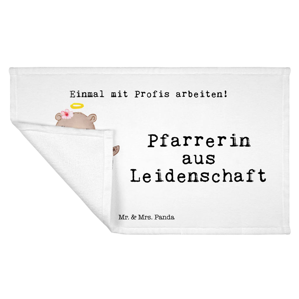 Handtuch Pfarrerin aus Leidenschaft Gästetuch, Reisehandtuch, Sport Handtuch, Frottier, Kinder Handtuch, Beruf, Ausbildung, Jubiläum, Abschied, Rente, Kollege, Kollegin, Geschenk, Schenken, Arbeitskollege, Mitarbeiter, Firma, Danke, Dankeschön, Pastorin, Dienerin Gottes<br />Geistliche, Pfarrerin, Predigerin<br />Priesterin, Theologin, Kirche