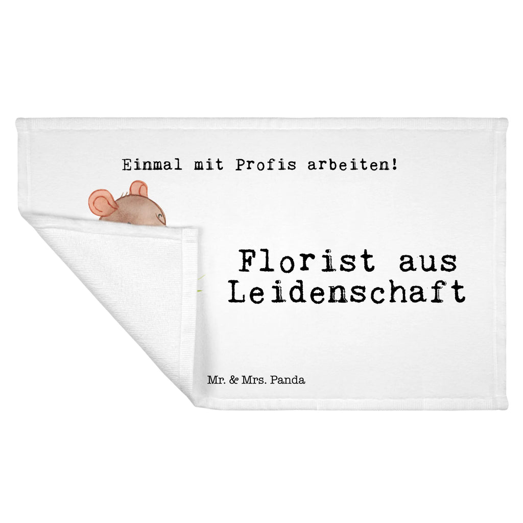 Handtuch Florist aus Leidenschaft Gästetuch, Reisehandtuch, Sport Handtuch, Frottier, Kinder Handtuch, Beruf, Ausbildung, Jubiläum, Abschied, Rente, Kollege, Kollegin, Geschenk, Schenken, Arbeitskollege, Mitarbeiter, Firma, Danke, Dankeschön, Blumenhändler, Florist, Blumenlanden, Blumenprofi