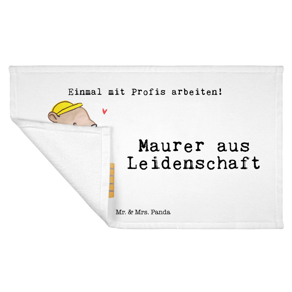 Handtuch Maurer aus Leidenschaft Gästetuch, Reisehandtuch, Sport Handtuch, Frottier, Kinder Handtuch, Beruf, Ausbildung, Jubiläum, Abschied, Rente, Kollege, Kollegin, Geschenk, Schenken, Arbeitskollege, Mitarbeiter, Firma, Danke, Dankeschön, Maurer, Maurermeister, Gesellenprüfung, Handwerker, Maurerbetrieb