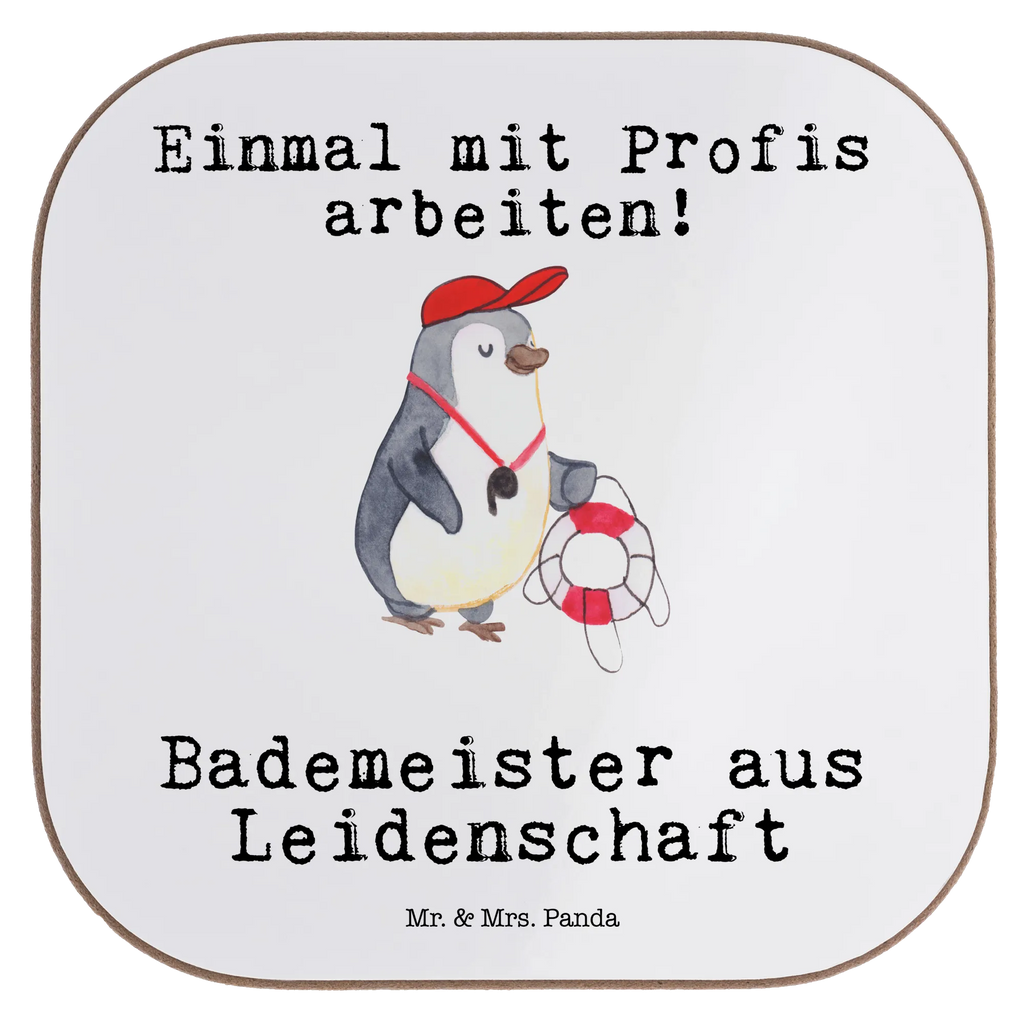 Quadratische Untersetzer Bademeister aus Leidenschaft Untersetzer, Bierdeckel, Glasuntersetzer, Untersetzer Gläser, Getränkeuntersetzer, Untersetzer aus Holz, Untersetzer für Gläser, Korkuntersetzer, Untersetzer Holz, Holzuntersetzer, Tassen Untersetzer, Untersetzer Design, Beruf, Ausbildung, Jubiläum, Abschied, Rente, Kollege, Kollegin, Geschenk, Schenken, Arbeitskollege, Mitarbeiter, Firma, Danke, Dankeschön, Bademeister, Rettungsschwimmer, Schwimmmeister, Schwimmbad, Freibad, Badeanstalt, Schwimmverein, Schwimmschule