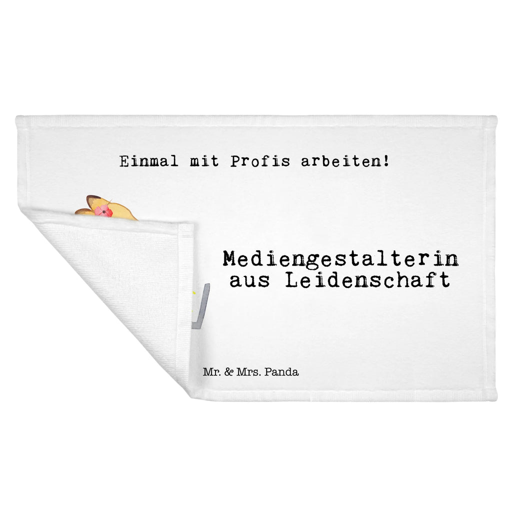 Handtuch Mediengestalterin aus Leidenschaft Gästetuch, Reisehandtuch, Sport Handtuch, Frottier, Kinder Handtuch, Beruf, Ausbildung, Jubiläum, Abschied, Rente, Kollege, Kollegin, Geschenk, Schenken, Arbeitskollege, Mitarbeiter, Firma, Danke, Dankeschön, Grafikerin, Designer, Mediengestalter, Grafikdesignerin