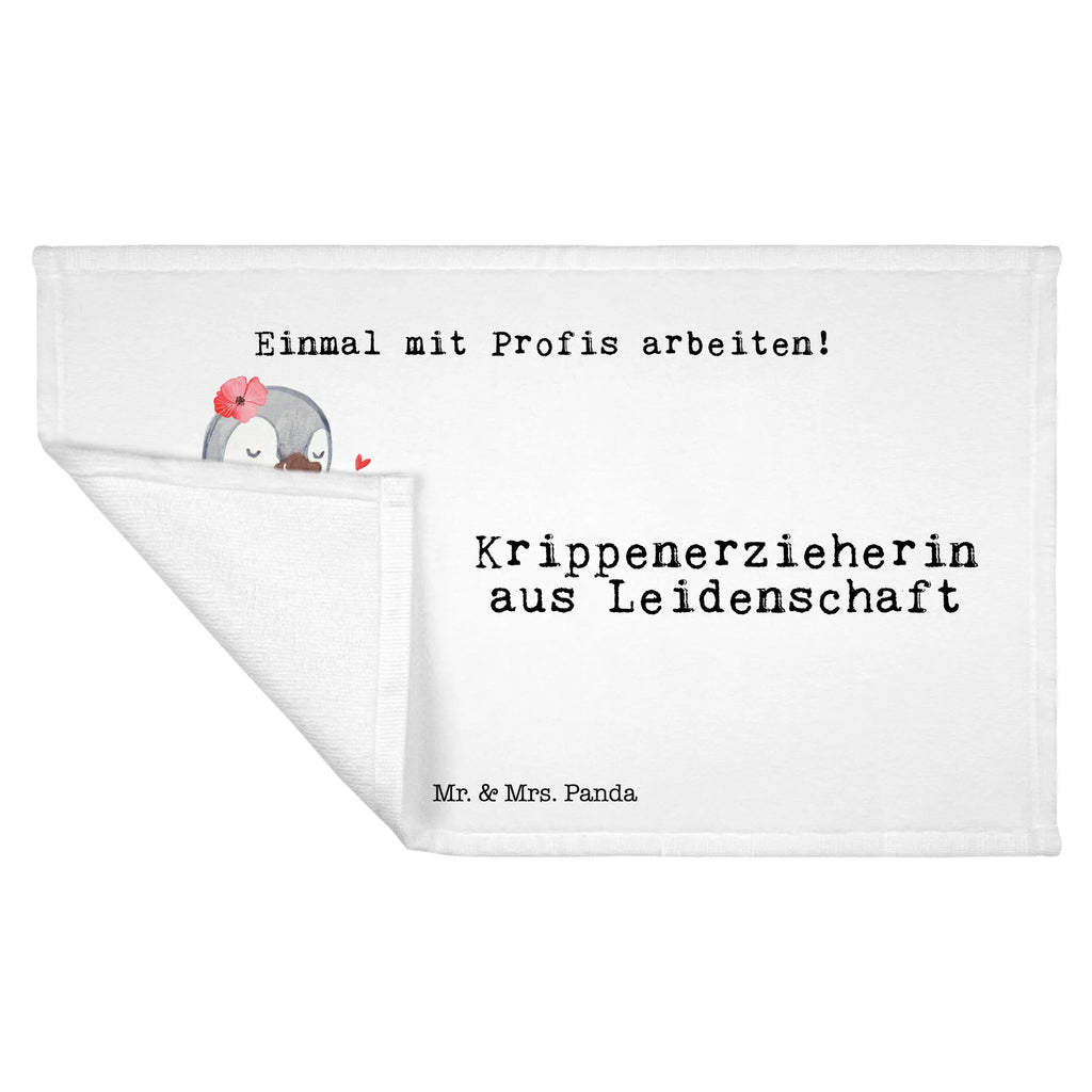 Handtuch Krippenerzieherin aus Leidenschaft Gästetuch, Reisehandtuch, Sport Handtuch, Frottier, Kinder Handtuch, Beruf, Ausbildung, Jubiläum, Abschied, Rente, Kollege, Kollegin, Geschenk, Schenken, Arbeitskollege, Mitarbeiter, Firma, Danke, Dankeschön, Krippenerzieherin, Kindertagesstätte, KITA, Eröffnung, Erzieherin, Pädagogin