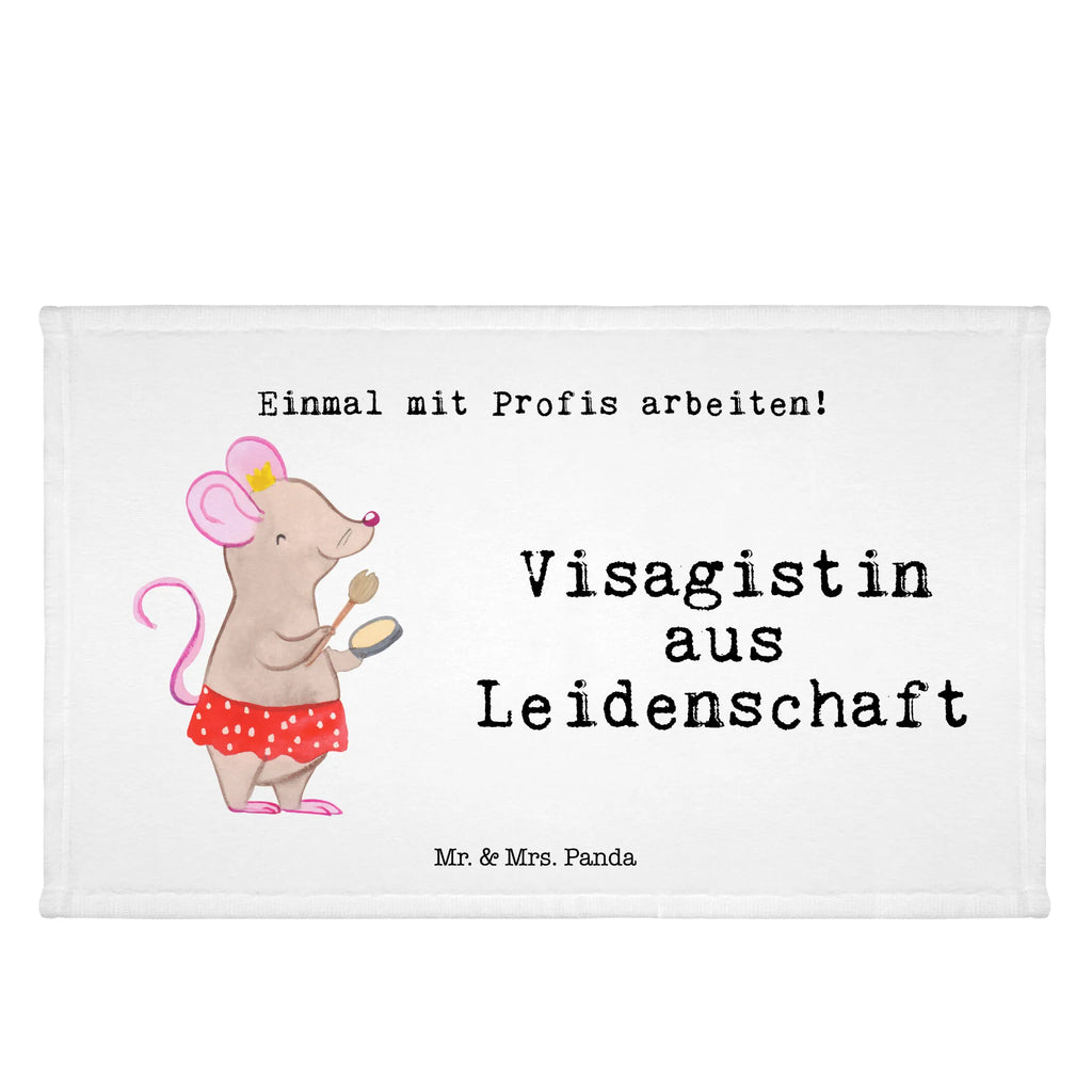 Handtuch Visagistin aus Leidenschaft Gästetuch, Reisehandtuch, Sport Handtuch, Frottier, Kinder Handtuch, Beruf, Ausbildung, Jubiläum, Abschied, Rente, Kollege, Kollegin, Geschenk, Schenken, Arbeitskollege, Mitarbeiter, Firma, Danke, Dankeschön, Kosmetikerin, Make Up Artist, Maskenbildnerin, Visagistin, Beauty Salon, Kosmetikstudio, Eröffnung