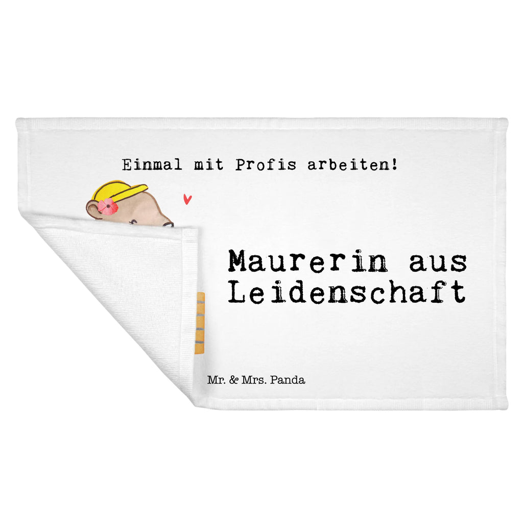 Handtuch Maurerin aus Leidenschaft Gästetuch, Reisehandtuch, Sport Handtuch, Frottier, Kinder Handtuch, Beruf, Ausbildung, Jubiläum, Abschied, Rente, Kollege, Kollegin, Geschenk, Schenken, Arbeitskollege, Mitarbeiter, Firma, Danke, Dankeschön, Maurerin, Maurermeisterin, Gesellenprüfung, Handwerkerin, Maurerbetrieb