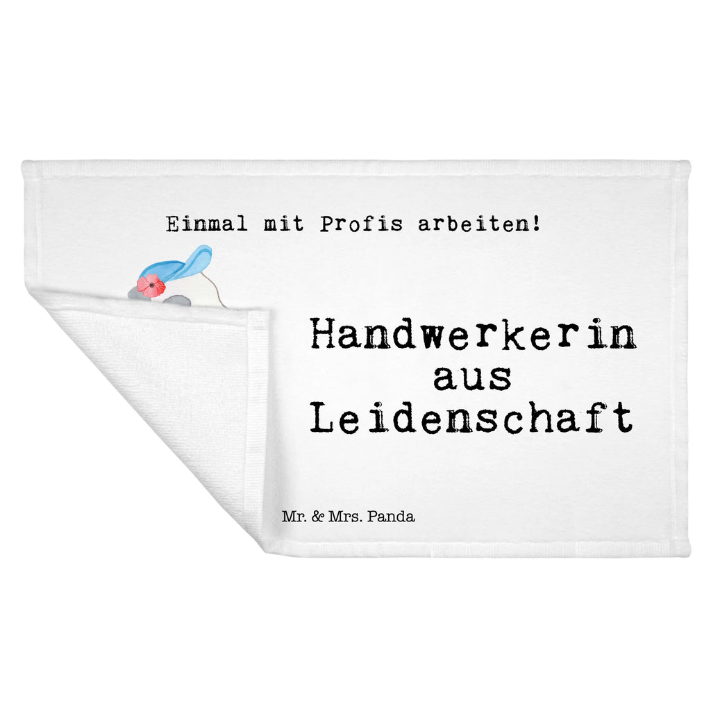 Handtuch Handwerkerin aus Leidenschaft Gästetuch, Reisehandtuch, Sport Handtuch, Frottier, Kinder Handtuch, Beruf, Ausbildung, Jubiläum, Abschied, Rente, Kollege, Kollegin, Geschenk, Schenken, Arbeitskollege, Mitarbeiter, Firma, Danke, Dankeschön, Handwerkerin, Gesellenprüfung, Handwerksbetrieb, Werkstatt