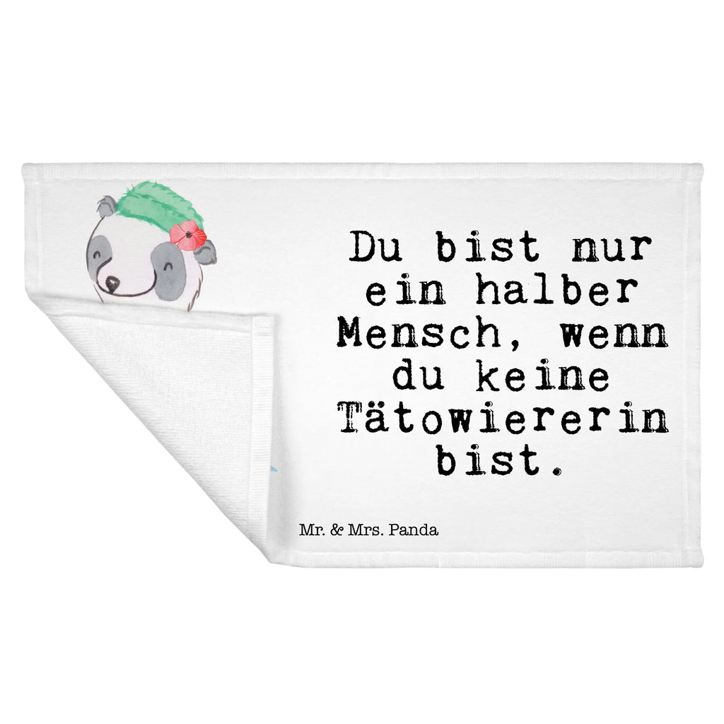 Handtuch Tätowiererin mit Herz Gästetuch, Reisehandtuch, Sport Handtuch, Frottier, Kinder Handtuch, Beruf, Ausbildung, Jubiläum, Abschied, Rente, Kollege, Kollegin, Geschenk, Schenken, Arbeitskollege, Mitarbeiter, Firma, Danke, Dankeschön