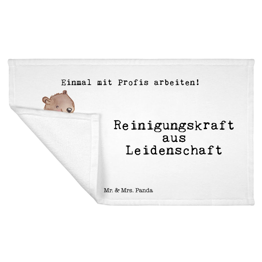 Handtuch Reinigungskraft aus Leidenschaft Gästetuch, Reisehandtuch, Sport Handtuch, Frottier, Kinder Handtuch, Beruf, Ausbildung, Jubiläum, Abschied, Rente, Kollege, Kollegin, Geschenk, Schenken, Arbeitskollege, Mitarbeiter, Firma, Danke, Dankeschön