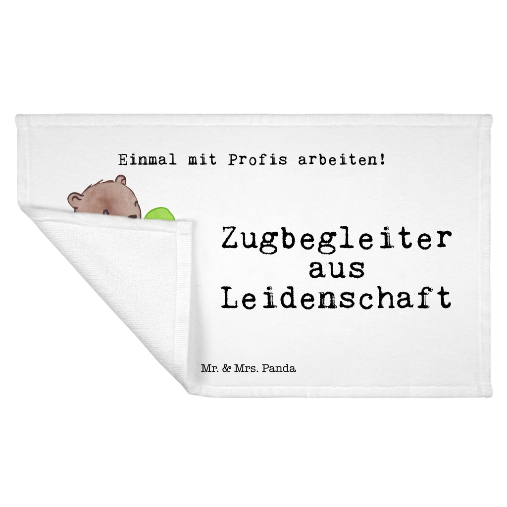 Handtuch Zugbegleiter aus Leidenschaft Gästetuch, Reisehandtuch, Sport Handtuch, Frottier, Kinder Handtuch, Beruf, Ausbildung, Jubiläum, Abschied, Rente, Kollege, Kollegin, Geschenk, Schenken, Arbeitskollege, Mitarbeiter, Firma, Danke, Dankeschön