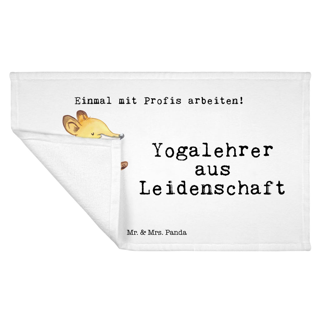 Handtuch Yogalehrer aus Leidenschaft Gästetuch, Reisehandtuch, Sport Handtuch, Frottier, Kinder Handtuch, Beruf, Ausbildung, Jubiläum, Abschied, Rente, Kollege, Kollegin, Geschenk, Schenken, Arbeitskollege, Mitarbeiter, Firma, Danke, Dankeschön