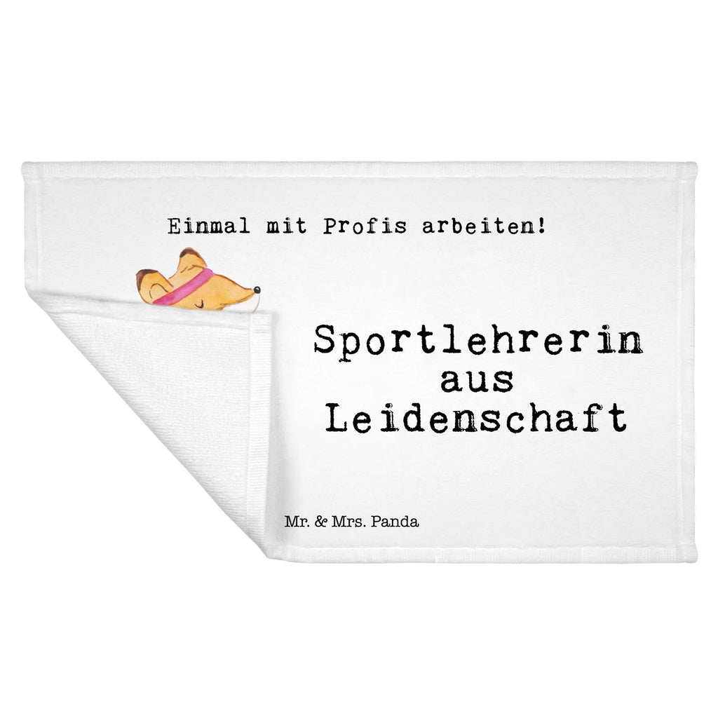 Handtuch Sportlehrerin aus Leidenschaft Gästetuch, Reisehandtuch, Sport Handtuch, Frottier, Kinder Handtuch, Beruf, Ausbildung, Jubiläum, Abschied, Rente, Kollege, Kollegin, Geschenk, Schenken, Arbeitskollege, Mitarbeiter, Firma, Danke, Dankeschön