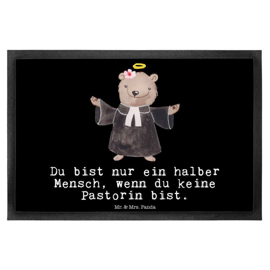 Fußmatte Pastorin mit Herz Türvorleger, Schmutzmatte, Fußabtreter, Matte, Schmutzfänger, Fußabstreifer, Schmutzfangmatte, Türmatte, Motivfußmatte, Haustürmatte, Vorleger, Fussmatten, Fußmatten, Gummimatte, Fußmatte außen, Fußmatte innen, Fussmatten online, Gummi Matte, Sauberlaufmatte, Fußmatte waschbar, Fußmatte outdoor, Schmutzfangmatte waschbar, Eingangsteppich, Fußabstreifer außen, Fußabtreter außen, Schmutzfangteppich, Fußmatte außen wetterfest, Beruf, Ausbildung, Jubiläum, Abschied, Rente, Kollege, Kollegin, Geschenk, Schenken, Arbeitskollege, Mitarbeiter, Firma, Danke, Dankeschön, Pastorin, Dienerin Gottes<br />Geistliche, Pfarrerin, Predigerin<br />Priesterin, Theologin, Kirche